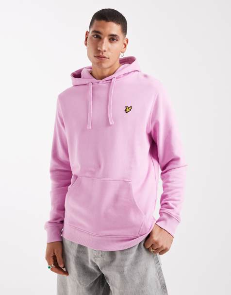 Lyle & Scott Mid layers pullover hoodie in x801 power pink - view 1