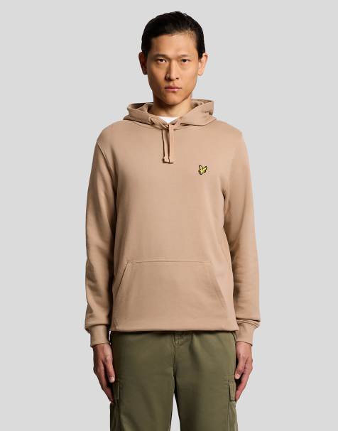 Lyle & Scott Mid layers pullover hoodie in y121 barley - view 1