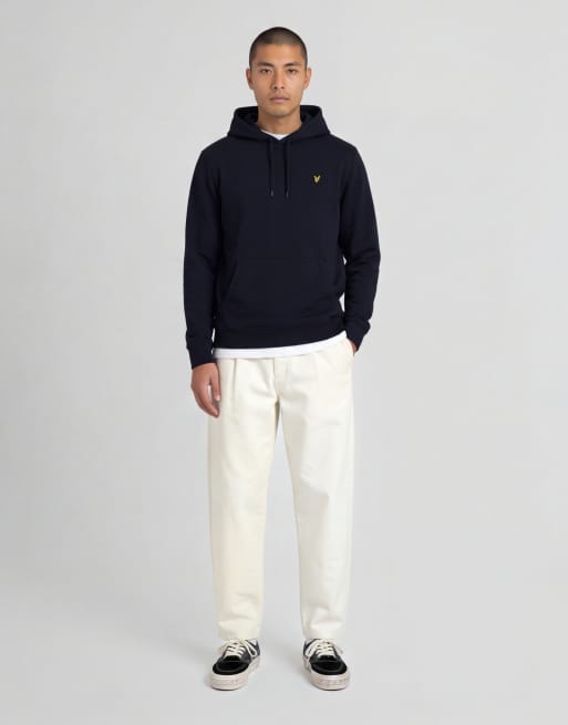 Lyle & Scott Mid layers pullover hoodie in z271 dark navy, 2 of 5
