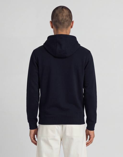 Lyle & Scott Mid layers pullover hoodie in z271 dark navy, 3 of 5