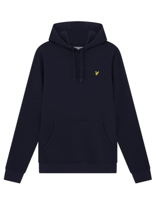 Lyle & Scott Mid layers pullover hoodie in z271 dark navy, 5 of 5