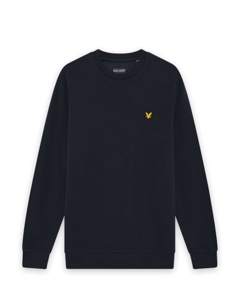 Lyle & Scott Mid layers sports loopback crew neck in z271 dark navy - view 1