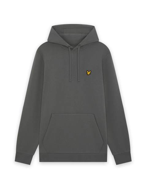 Lyle & Scott Mid layers sports loopback hoodie in y350 mercury grey - view 1