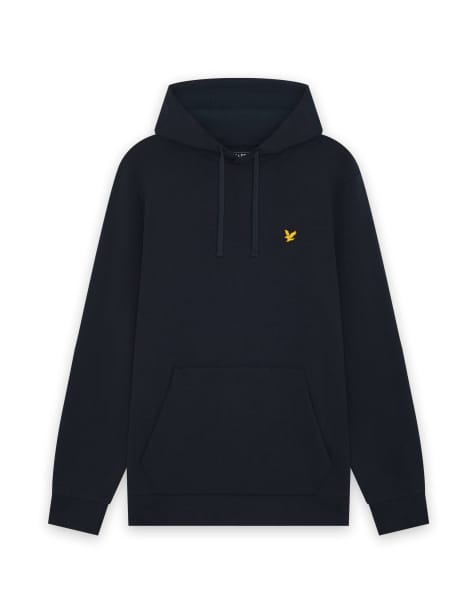 Lyle & Scott Mid layers sports loopback hoodie in z271 dark navy - view 1