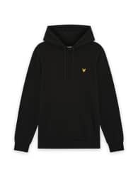 Lyle & Scott Mid layers sports loopback hoodie in z865 jet black
