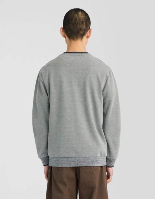 Lyle & Scott - Mid Layers - Sweatshirt met interlock-naden in gemêleerd zwart, 4 van 6