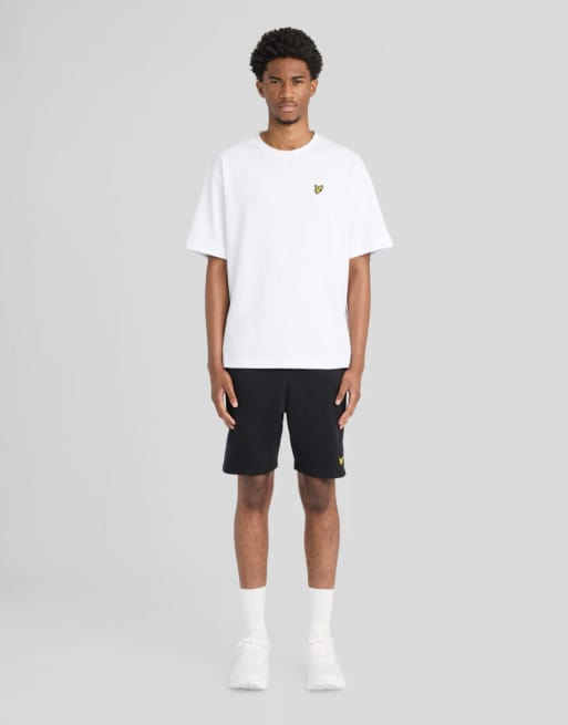 Lyle & Scott - Mid - Pantaloncini con fettuccia in jacquard nero corvino z865, 2 di 7