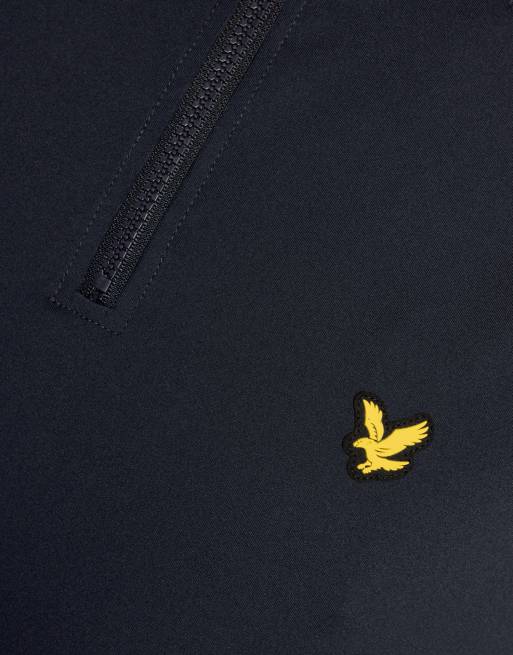 Lyle & Scott midlayer à empiècements en mesh pour golf en z271 bleu marine foncé, 6 de 6