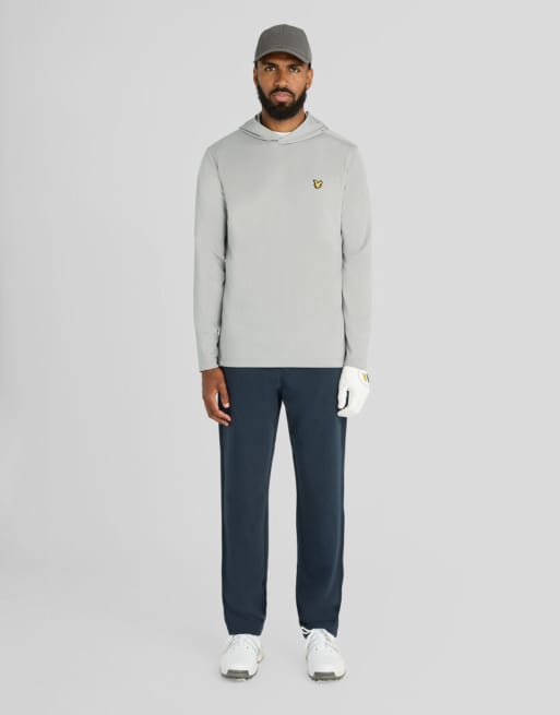 Lyle & Scott Midlayer-Golf-Hoodie in Y106 Ultimate Grey, 2 von 6