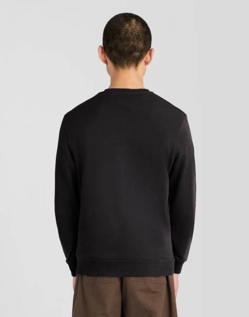Lyle & Scott Midlayer-Sweatshirt mit Rundhalsausschnitt in Schwarz, 3 von 6