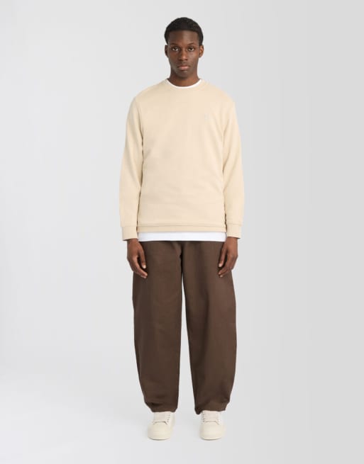 Lyle & Scott Midlayers Sweatshirt mit Rundhalsausschnitt aus Superfine in x685 mask grey, 2 von 6