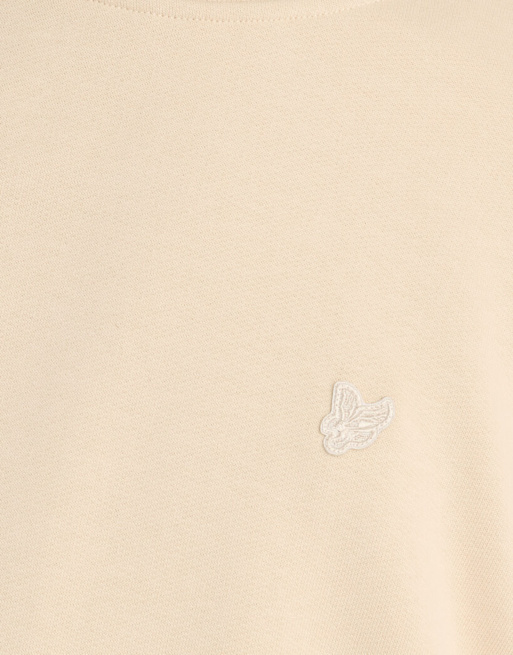 Lyle & Scott Midlayers Sweatshirt mit Rundhalsausschnitt aus Superfine in x685 mask grey, 6 von 6
