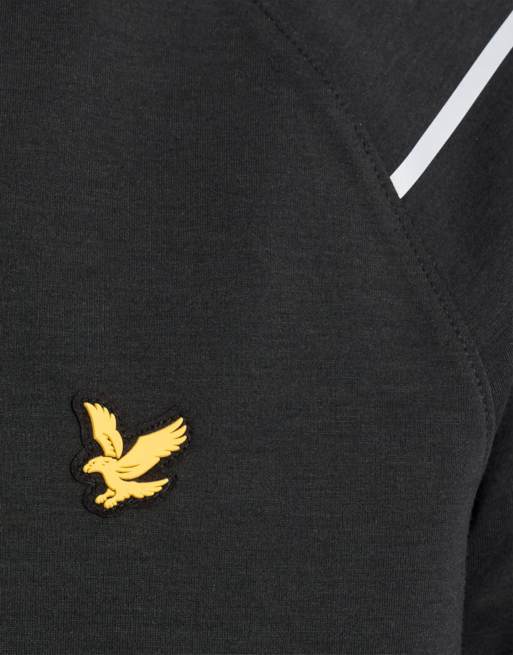 Lyle & Scott midlayers van neopreen met ronde hals in zwart, 6 van 6