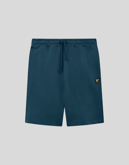 Lyle & Scott mittellange Sweatshorts in Y066 kräftiges Petrol, 5 von 6