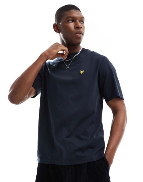Lyle & Scott oversized t-shirt in navy - view 1