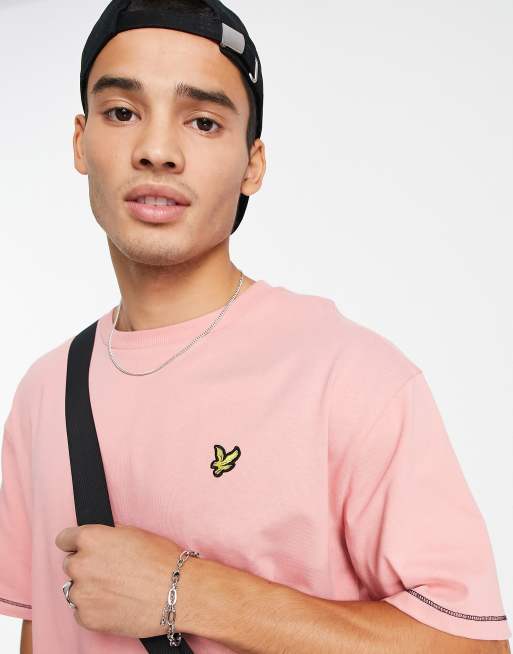 Lyle and scott hot sale pink t shirt