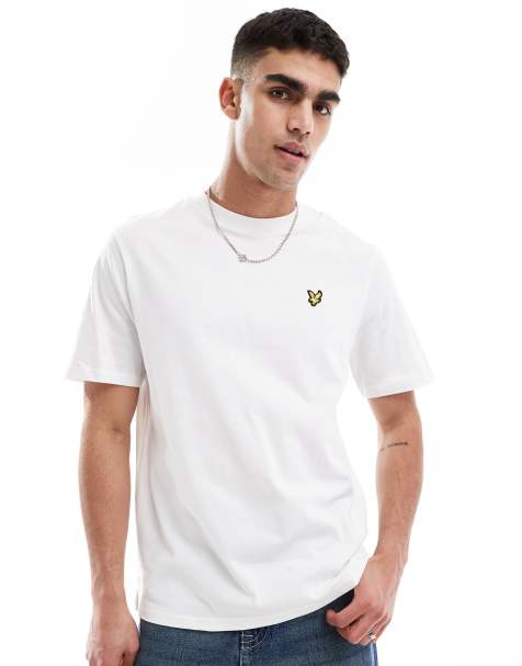 Lyle & Scott oversized t-shirt in white   