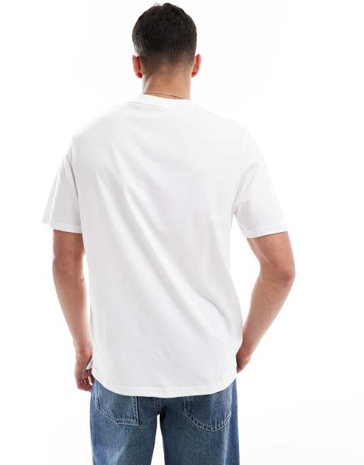Lyle & Scott oversized t-shirt in white   , 2 of 4