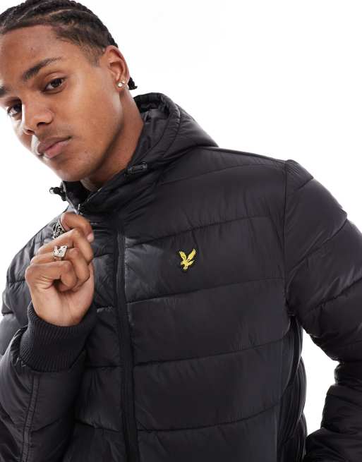 Lyle scott puffer jacket black best sale