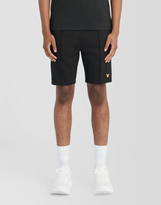 Lyle & Scott - Padelshort met biezen in gitzwart, 2 van 6