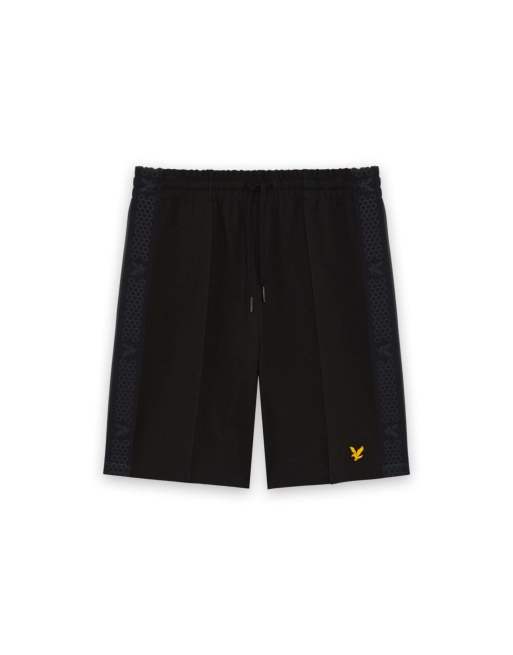 Lyle & Scott - Padelshort met biezen in gitzwart, 5 van 6