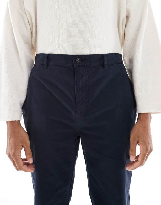 Lyle & Scott - Pantalon chino droit - Bleu marine foncé   , 4 de 5