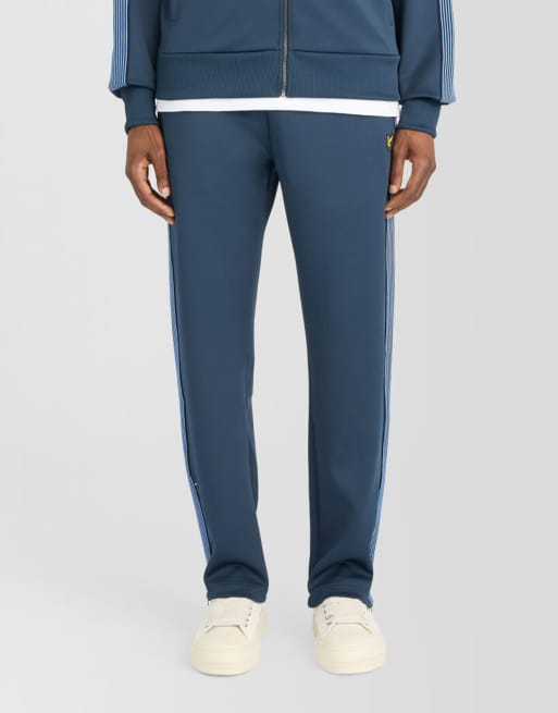 Lyle & Scott pantalon de jogging mi-long à rayures avec bandes z271 bleu marine foncé, 2 de 6