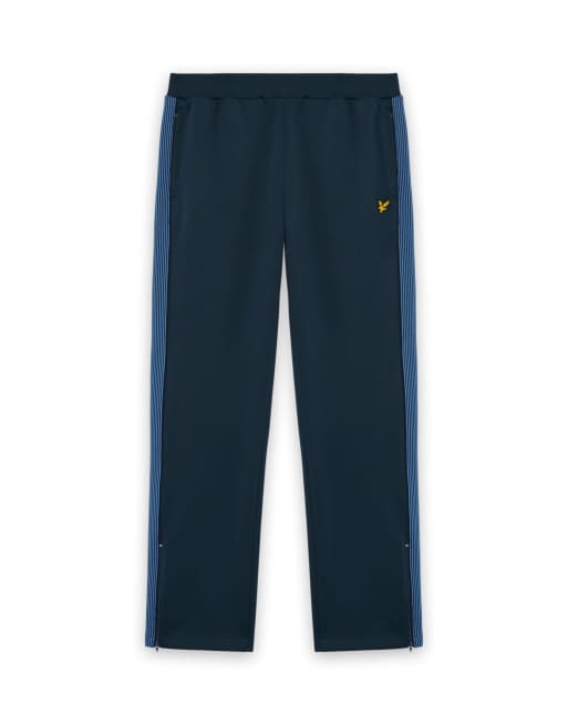 Lyle & Scott pantalon de jogging mi-long à rayures avec bandes z271 bleu marine foncé, 5 de 6
