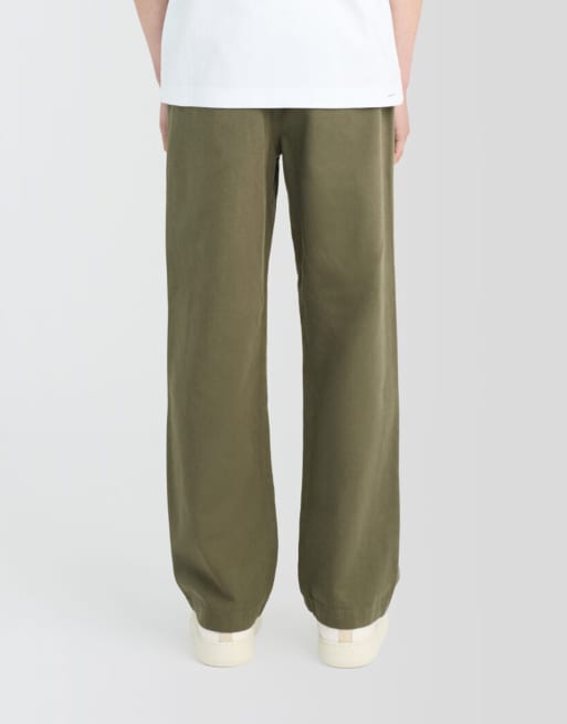 Lyle & Scott pantalon droit de travail en y294 true olive, 4 de 6