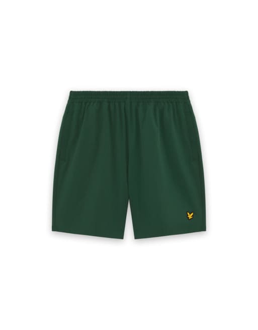Lyle & Scott pantaloncini padel active in z305 canopy green, 5 di 6