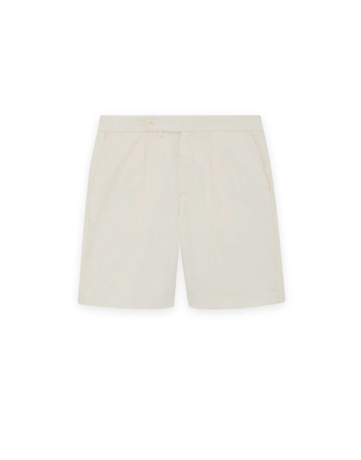 Lyle & Scott - Pantalones cortos superfine en x684 radiant ecru, 5 de 6
