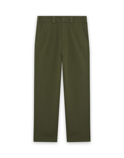 Lyle & Scott pantalones de pernera recta de trabajo en verde oliva, 5 de 6