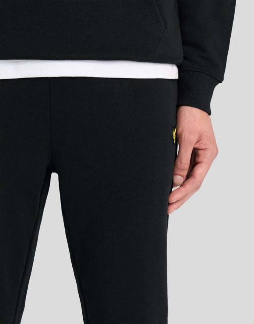 Lyle & Scott pantaloni della tuta slim medi in x087 saddle, 3 di 6