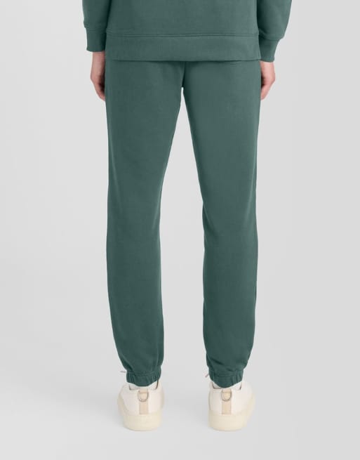 Lyle & Scott pantaloni della tuta slim medi in x858 silver pine, 4 di 6