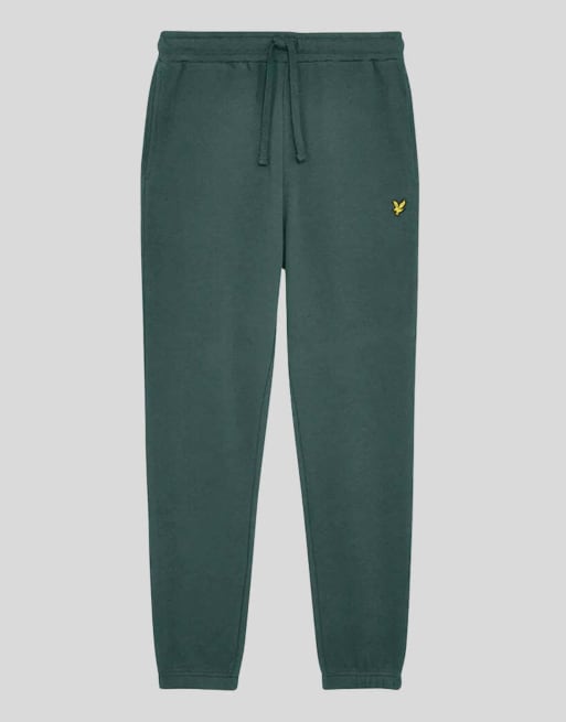 Lyle & Scott pantaloni della tuta slim medi in x858 silver pine, 5 di 6