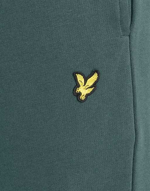 Lyle & Scott pantaloni della tuta slim medi in x858 silver pine, 6 di 6