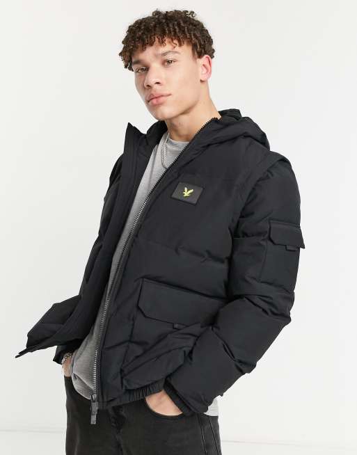 Lyle & Scott - Piumino 2 in 1 in tessuto ripstop