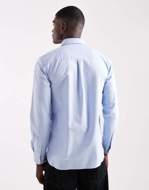 Lyle & Scott plain oxford shirt in light blue  , 3 of 5