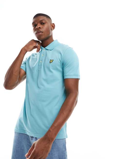 Lyle & Scott Plain Polo Shirt in Blue