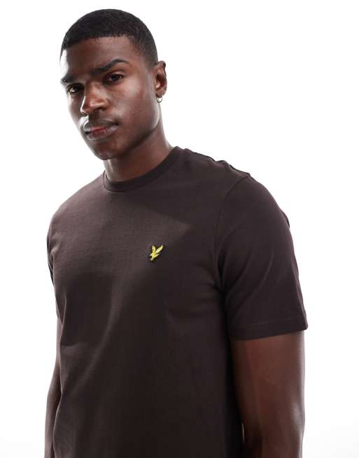 Lyle & Scott plain polo shirt in brown