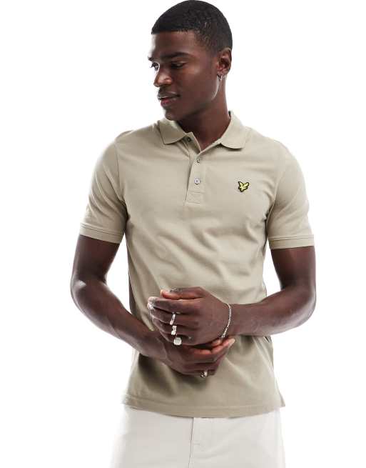 Lyle & Scott plain polo shirt in green