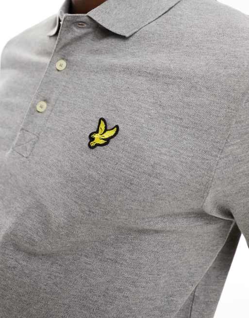 Lyle & Scott Plain Polo Shirt in Grey, 2 of 4