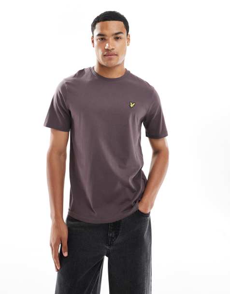 Lyle & Scott  plain t-shirt in  espresso    - view 1