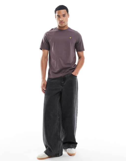 Lyle & Scott  plain t-shirt in  espresso   , 2 of 5