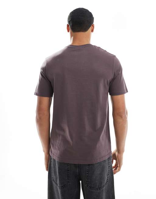 Lyle & Scott  plain t-shirt in  espresso   , 3 of 5