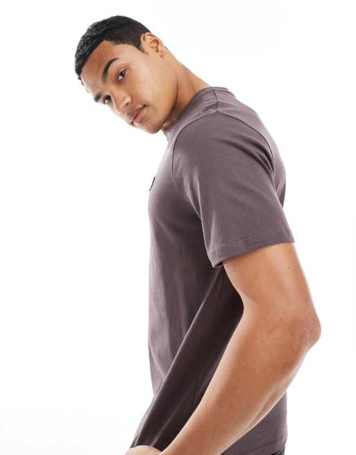 Lyle & Scott  plain t-shirt in  espresso   , 4 of 5