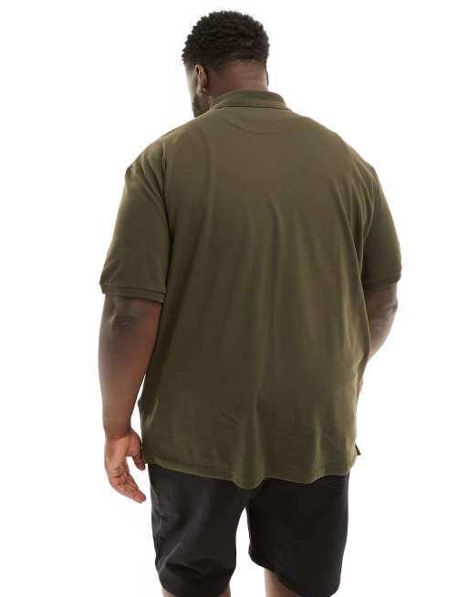 Lyle & Scott Plus - Polo a maniche corte verde oliva, 2 di 4