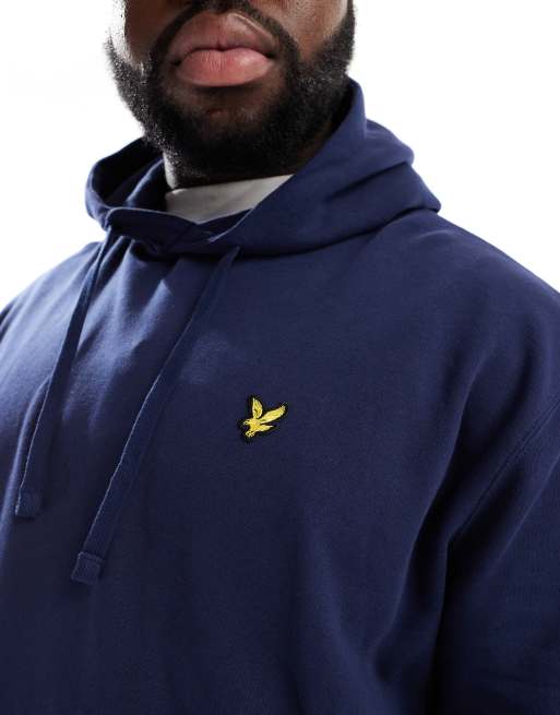 Lyle & Scott Plus - Sweat à capuche à enfiler - Bleu marine, 3 de 4