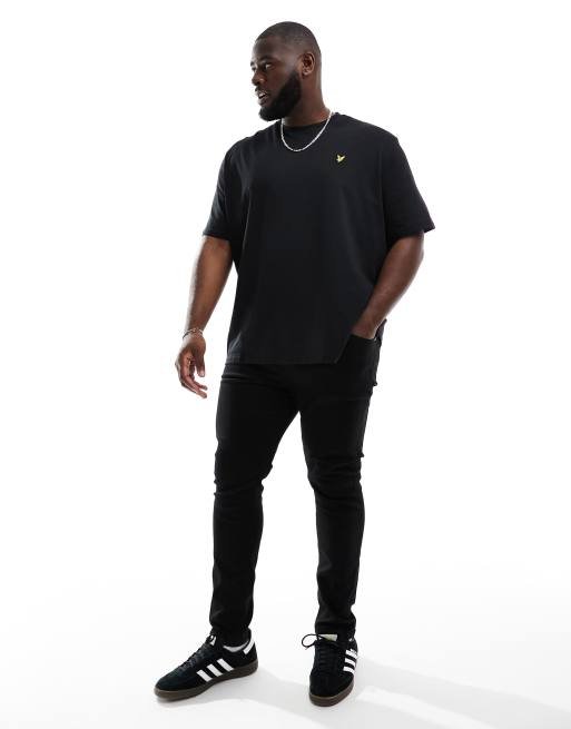 Lyle & Scott Plus - T-shirt met icoonlogo in zwart, 2 van 4
