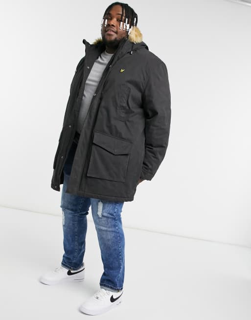 Lyle and scott winter cheap weight microfleece lined parka